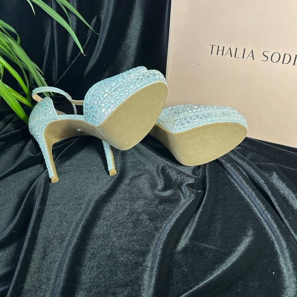 NWT THALIA SODI SUPER SPARKLING HEELS. 11M - Picture 12 of 12